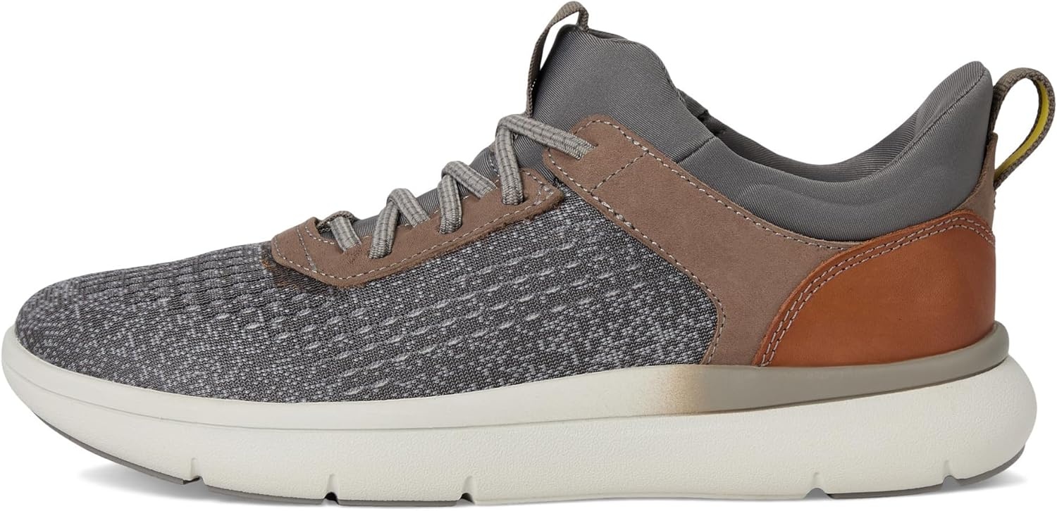 image:imageFlorsheim Mens Fleet Knit Elastic Lace Sneakers Hands FreeGrey