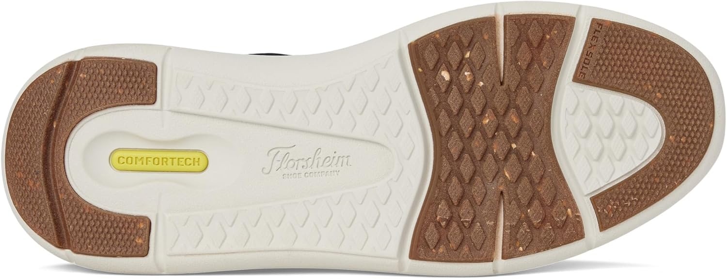 image:imageFlorsheim Mens Fleet Knit Elastic Lace Sneakers Hands FreeNavy