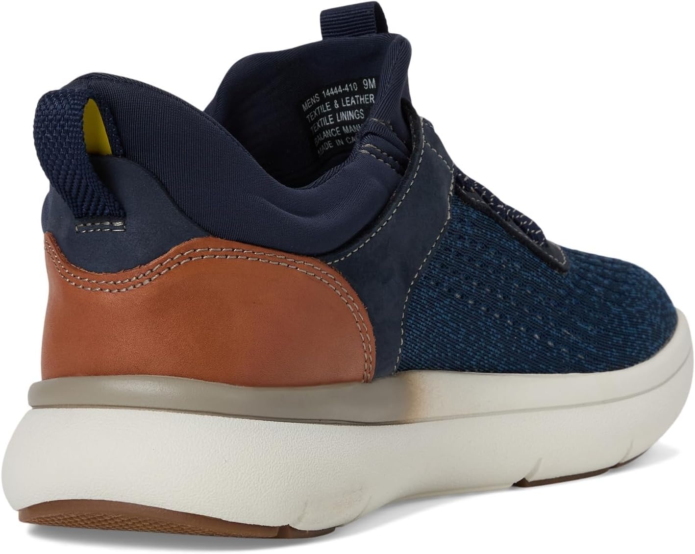 image:imageFlorsheim Mens Fleet Knit Elastic Lace Sneakers Hands FreeNavy