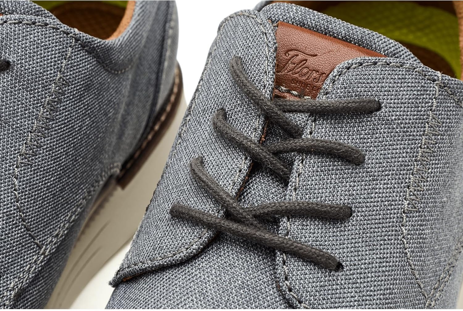 image:imageFlorsheim Mens Launch Canvas Plain Toe OxfordGrey