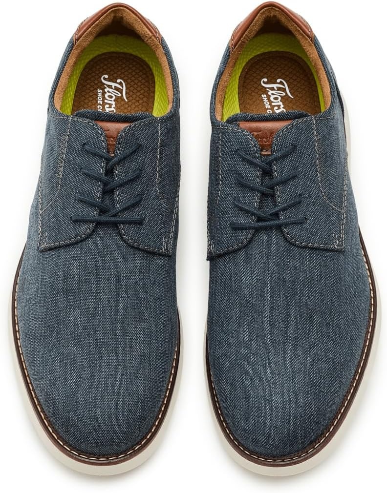 image:imageFlorsheim Mens Launch Canvas Plain Toe OxfordNavy