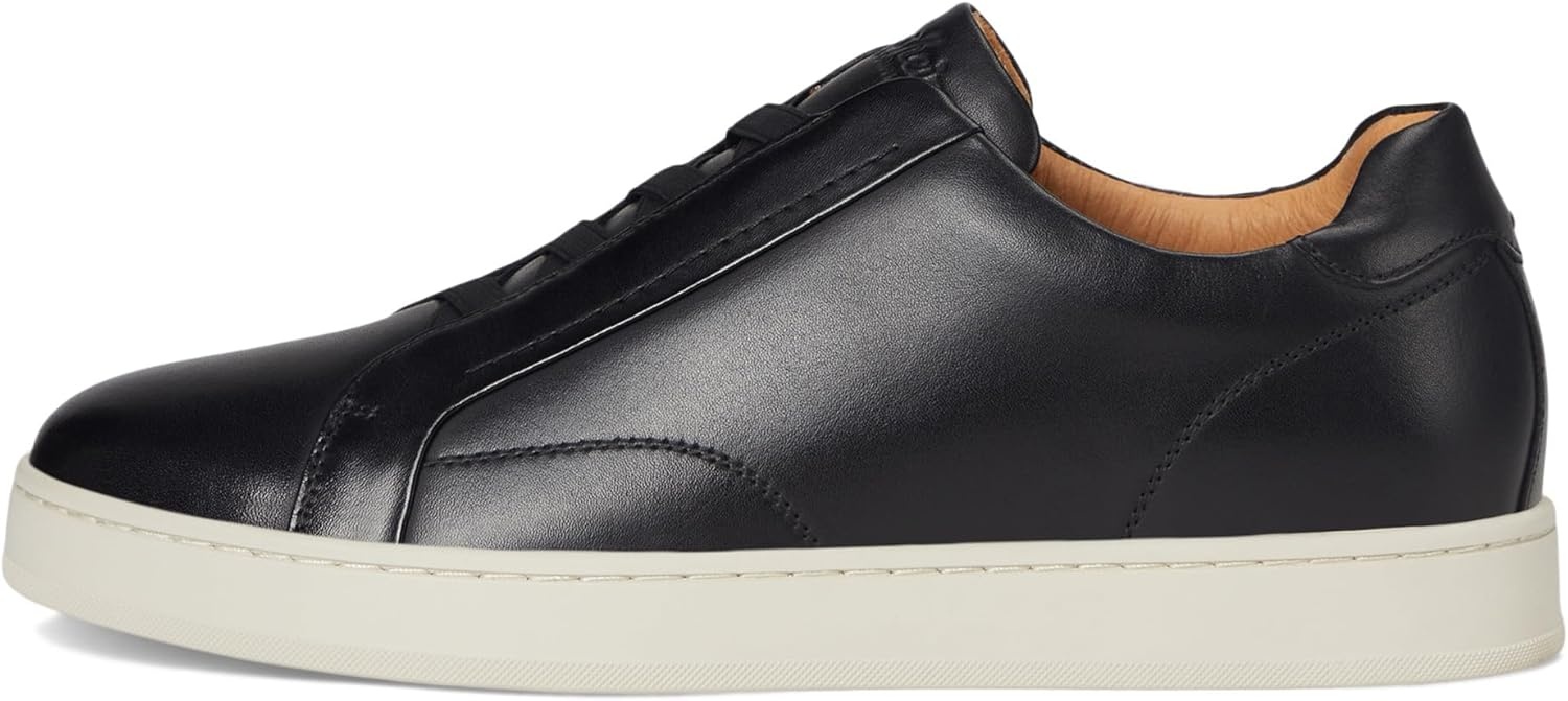 image:imageFlorsheim Mens Monopoli Elastic Lace to Toe SneakerBlackWhite