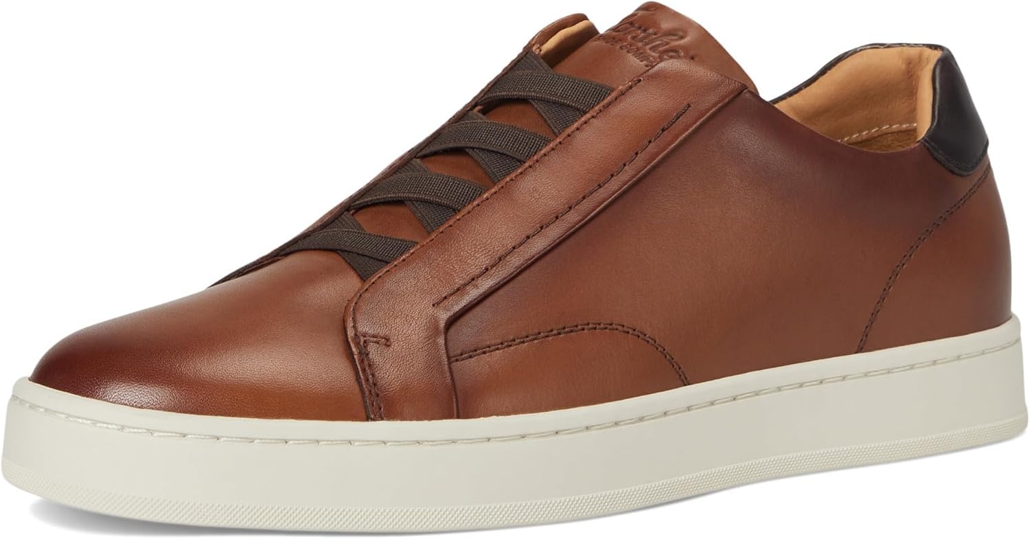 image:imageFlorsheim Mens Monopoli Elastic Lace to Toe SneakerCognac