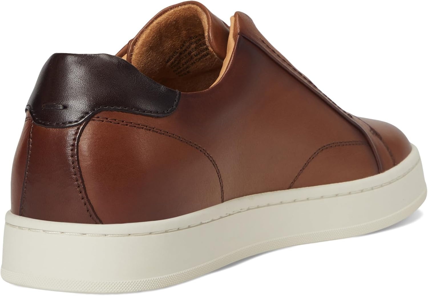 image:imageFlorsheim Mens Monopoli Elastic Lace to Toe SneakerCognac