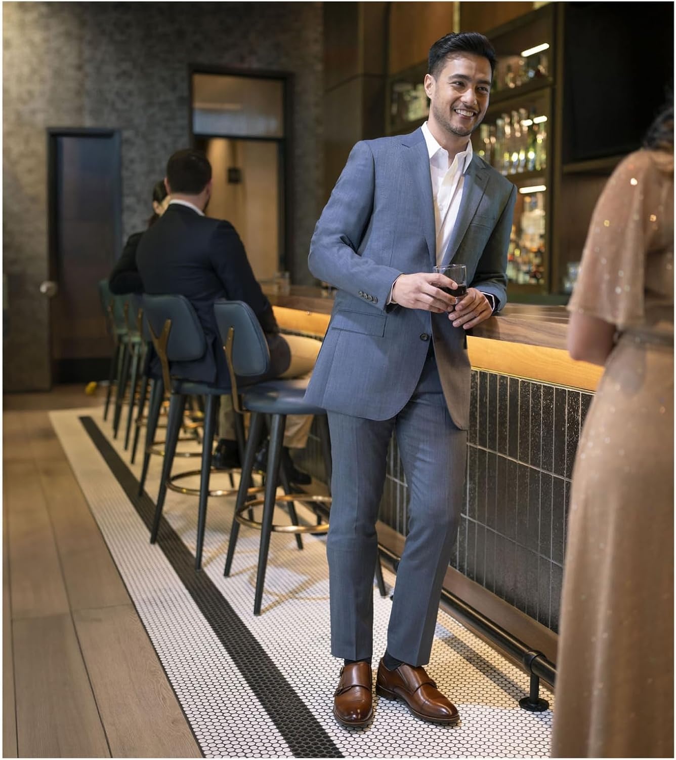 image:imageFlorsheim Mens Rucci Cap Toe Double Monk Strap LoaferCognac