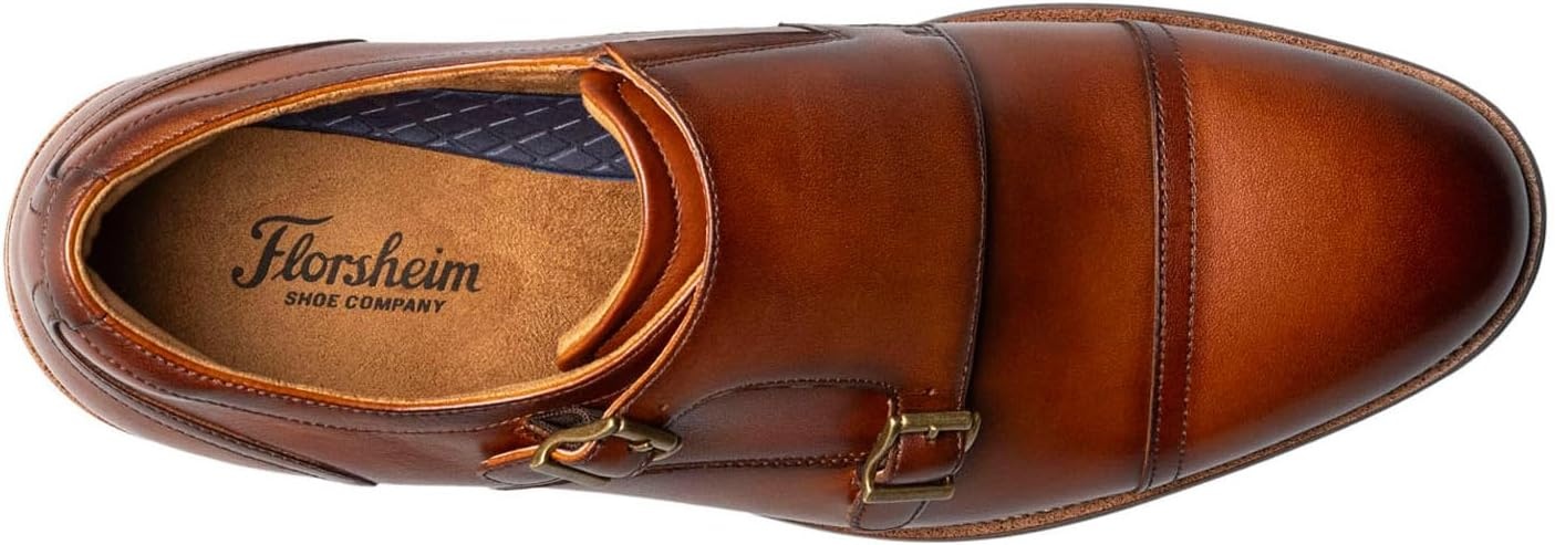 image:imageFlorsheim Mens Rucci Cap Toe Double Monk Strap LoaferCognac