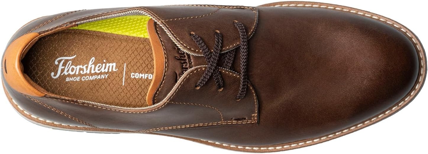 image:imageFlorsheim Mens Vibe Plain Toe OxfordBrown