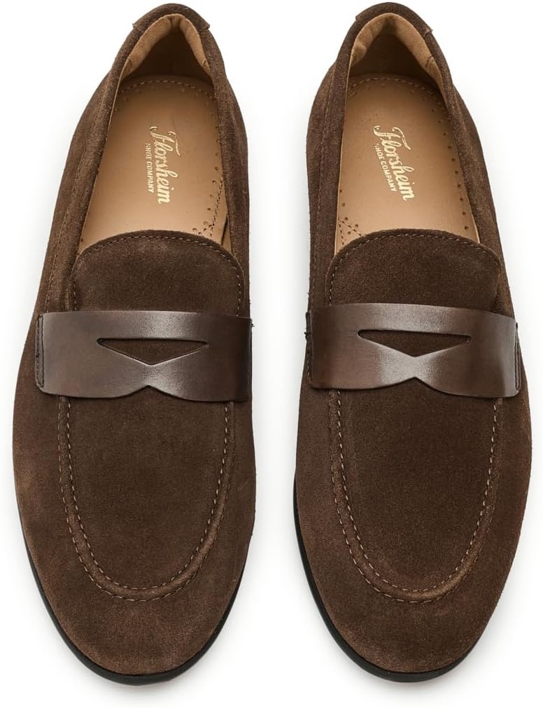 image:imageFlorsheim Modena Moc Toe Penny LoaferBrown Suede