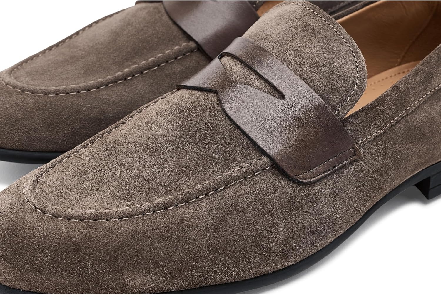 image:imageFlorsheim Modena Moc Toe Penny LoaferGray Suede