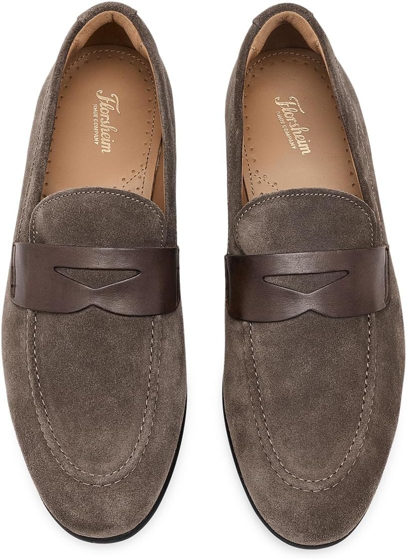 image:imageFlorsheim Modena Moc Toe Penny LoaferGray Suede