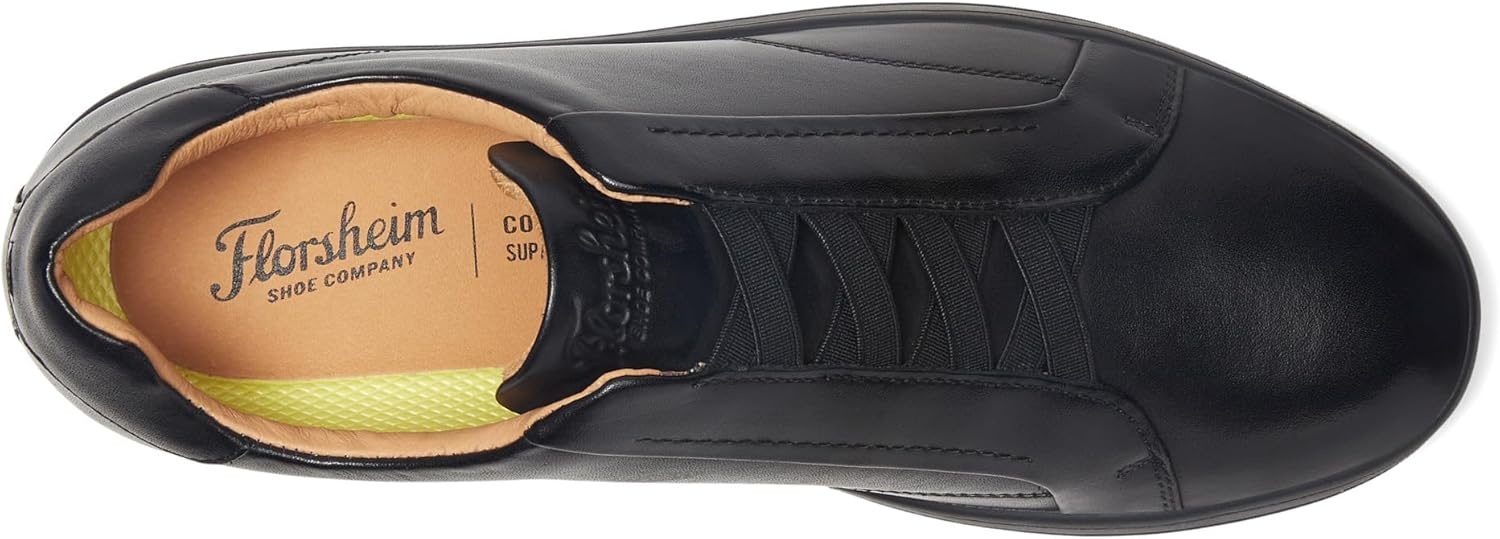 image:imageFlorsheim Monopoli Elastic LacetoToe Sneaker Mens Slip OnBlack