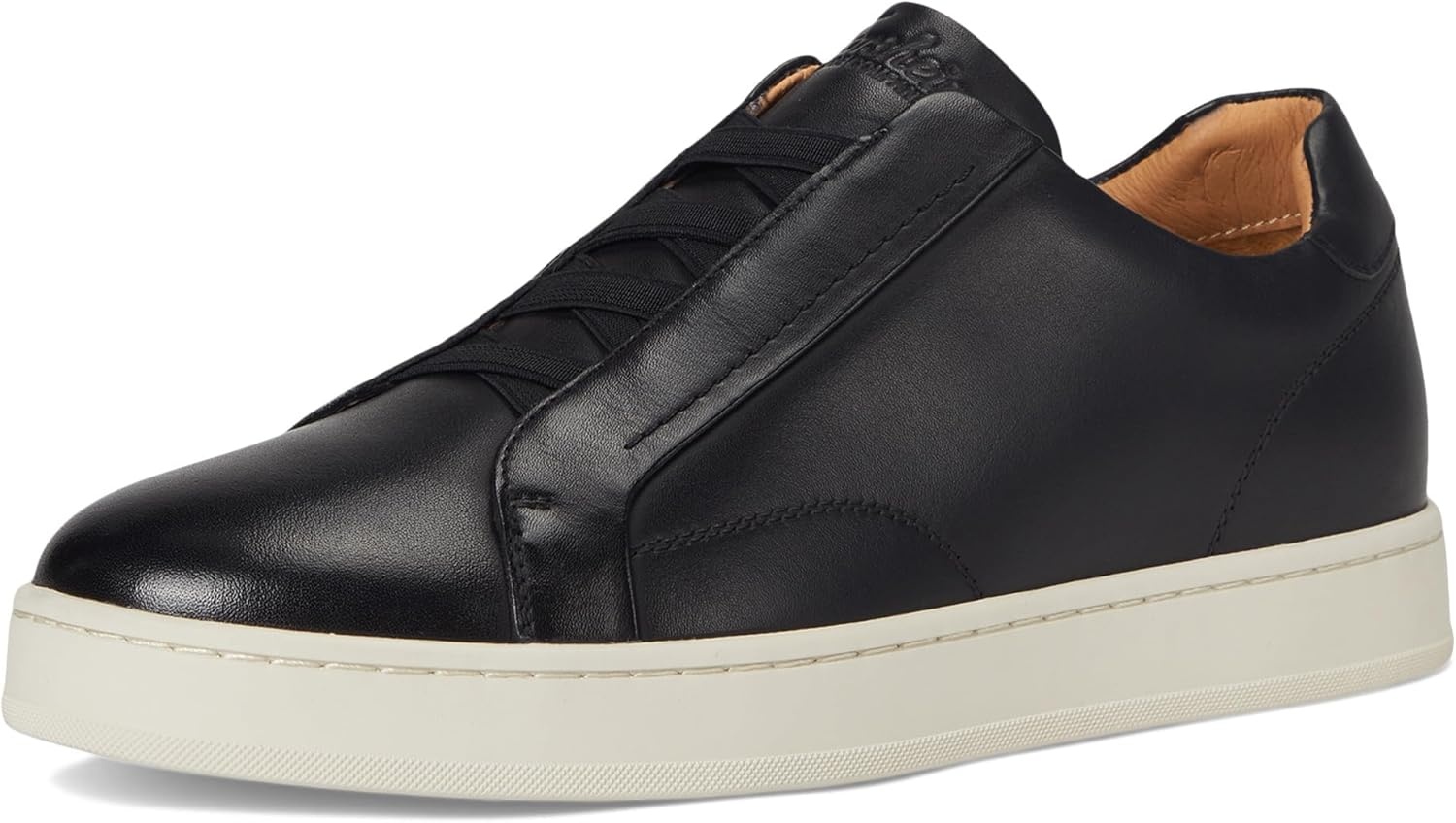 image:imageFlorsheim Monopoli Elastic LacetoToe Sneaker Mens Slip OnBlackWhite