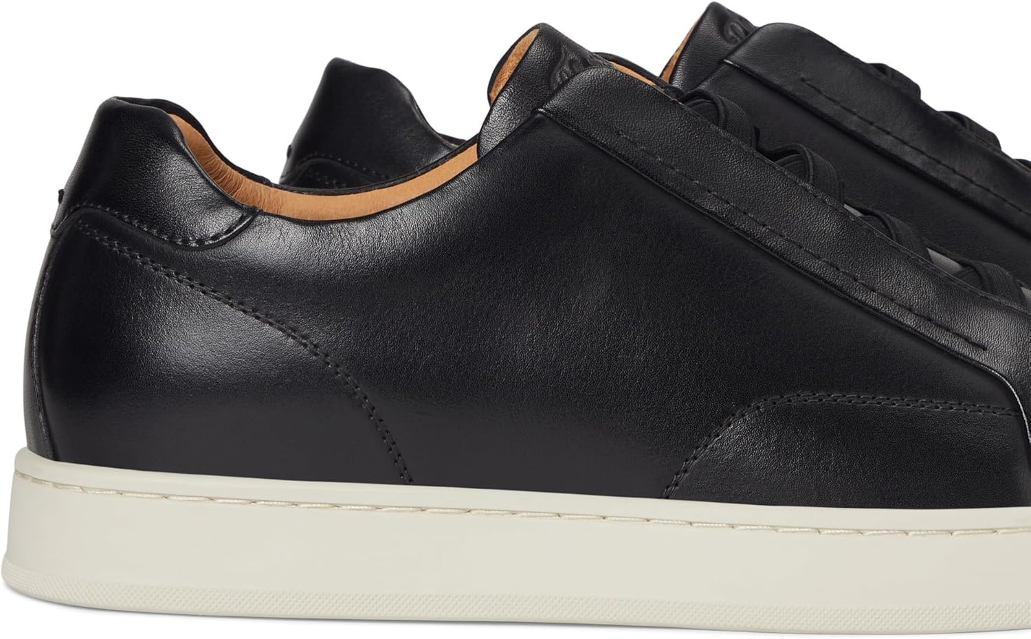 image:imageFlorsheim Monopoli Elastic LacetoToe Sneaker Mens Slip OnBlackWhite
