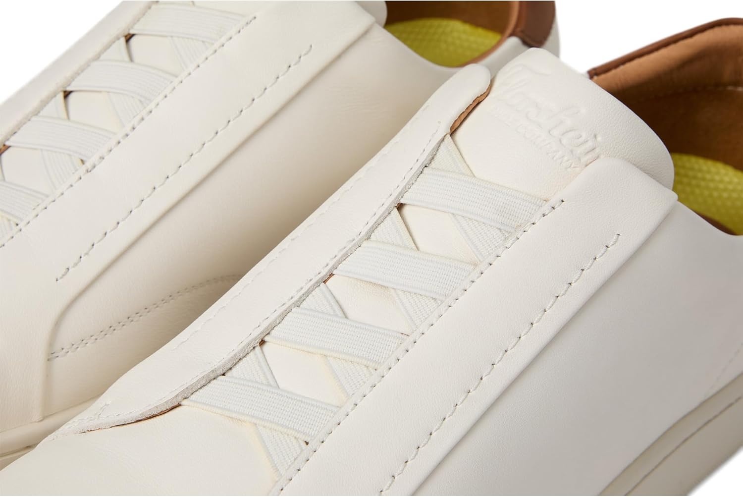 image:imageFlorsheim Monopoli Elastic LacetoToe Sneaker Mens Slip OnCream