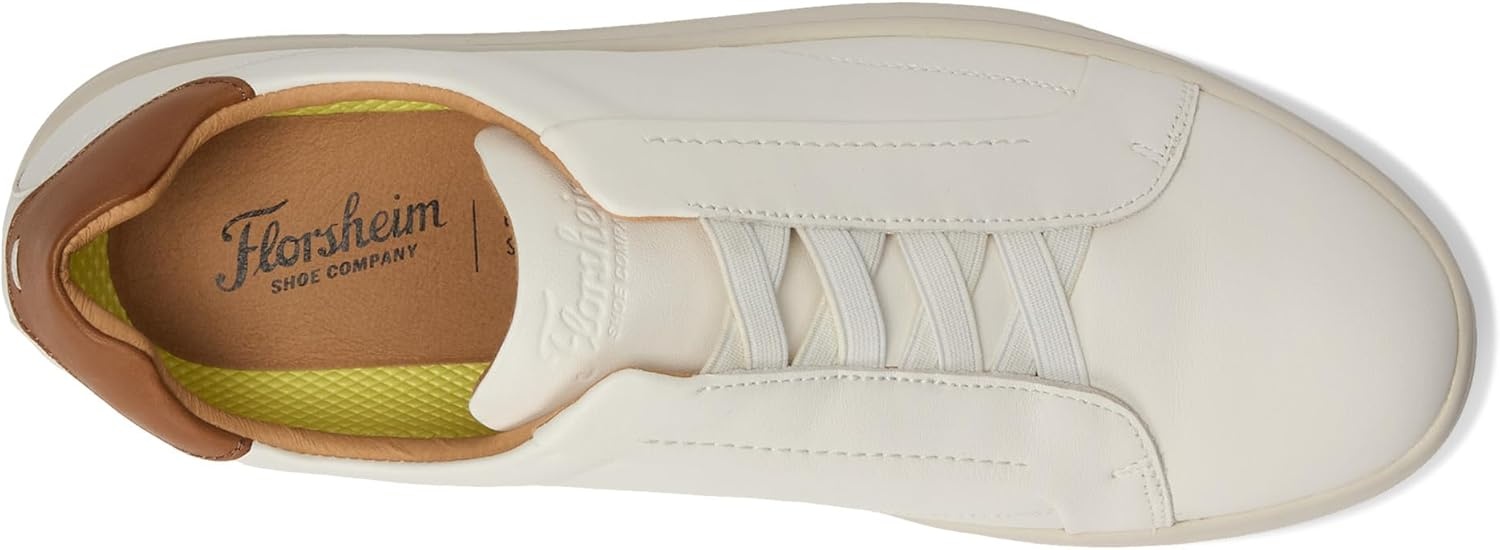 image:imageFlorsheim Monopoli Elastic LacetoToe Sneaker Mens Slip OnCream