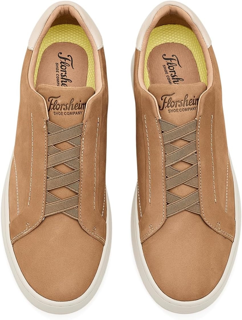 image:imageFlorsheim Monopoli Elastic LacetoToe Sneaker Mens Slip OnSand