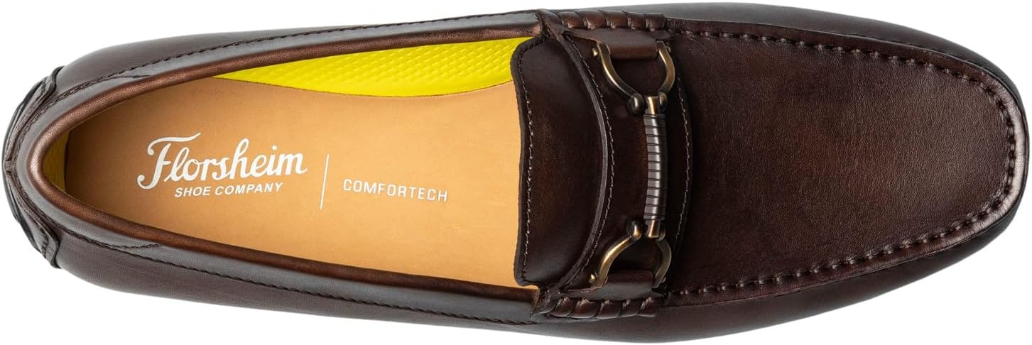 image:imageFlorsheim Motor Moc Toe Bit Driver Mens Slip OnBrown Smooth