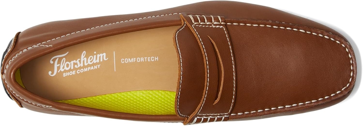 image:imageFlorsheim Motor Smooth Moc Toe Penny Driver Mens Slip OnCognac
