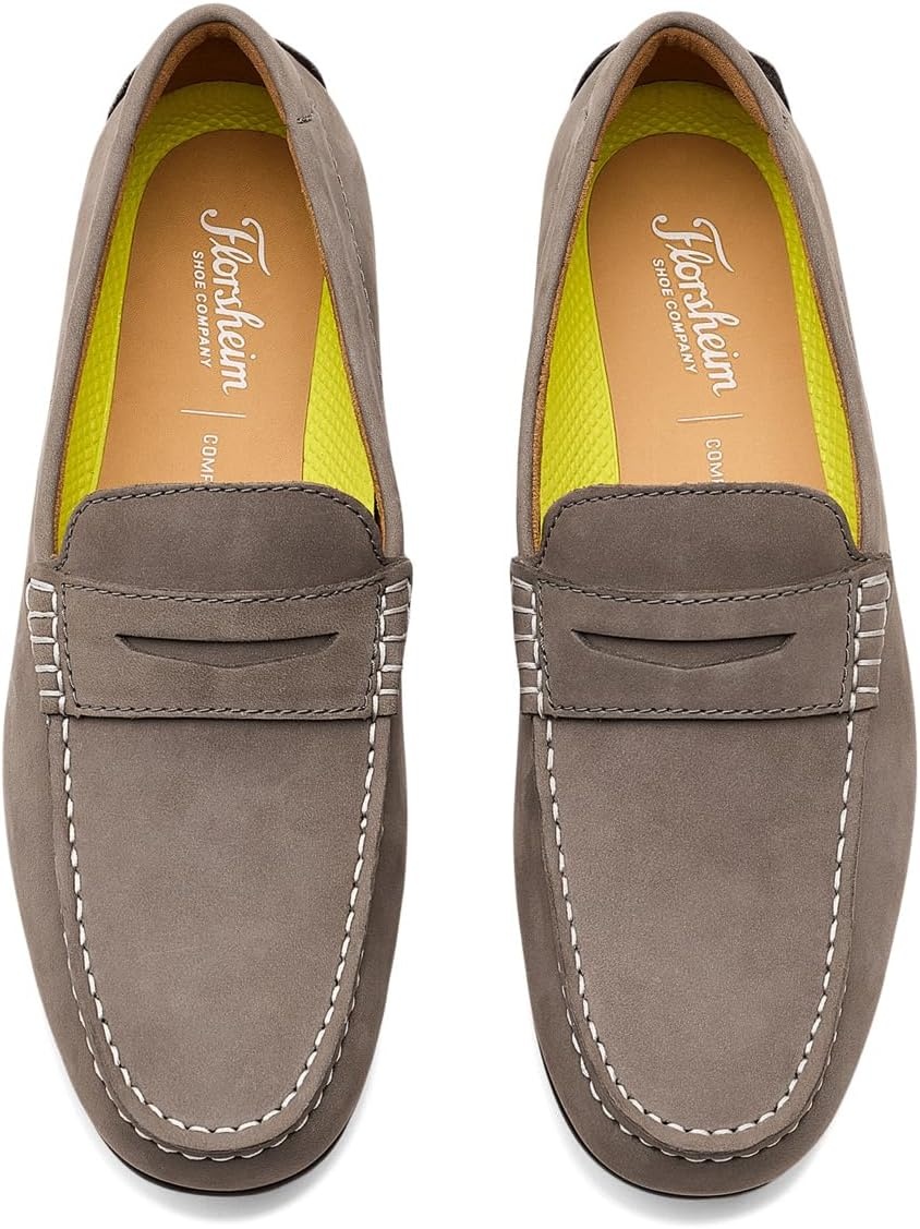 image:imageFlorsheim Motor Smooth Moc Toe Penny Driver Mens Slip OnGrey