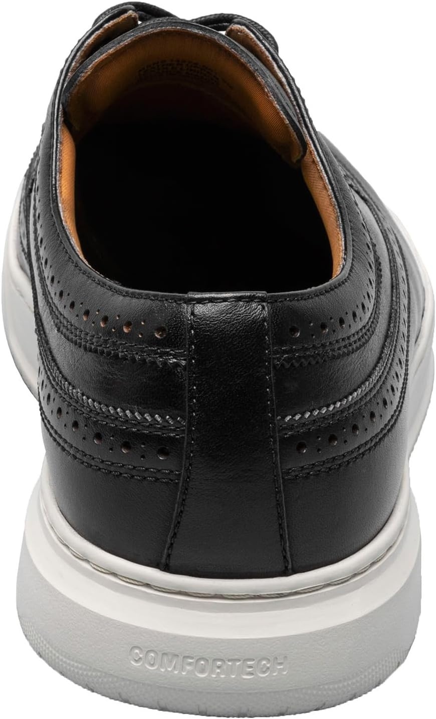 image:imageFlorsheim Premier Wingtip Lace Up Sneaker Mens OxfordBlack SmoothWhite Sole