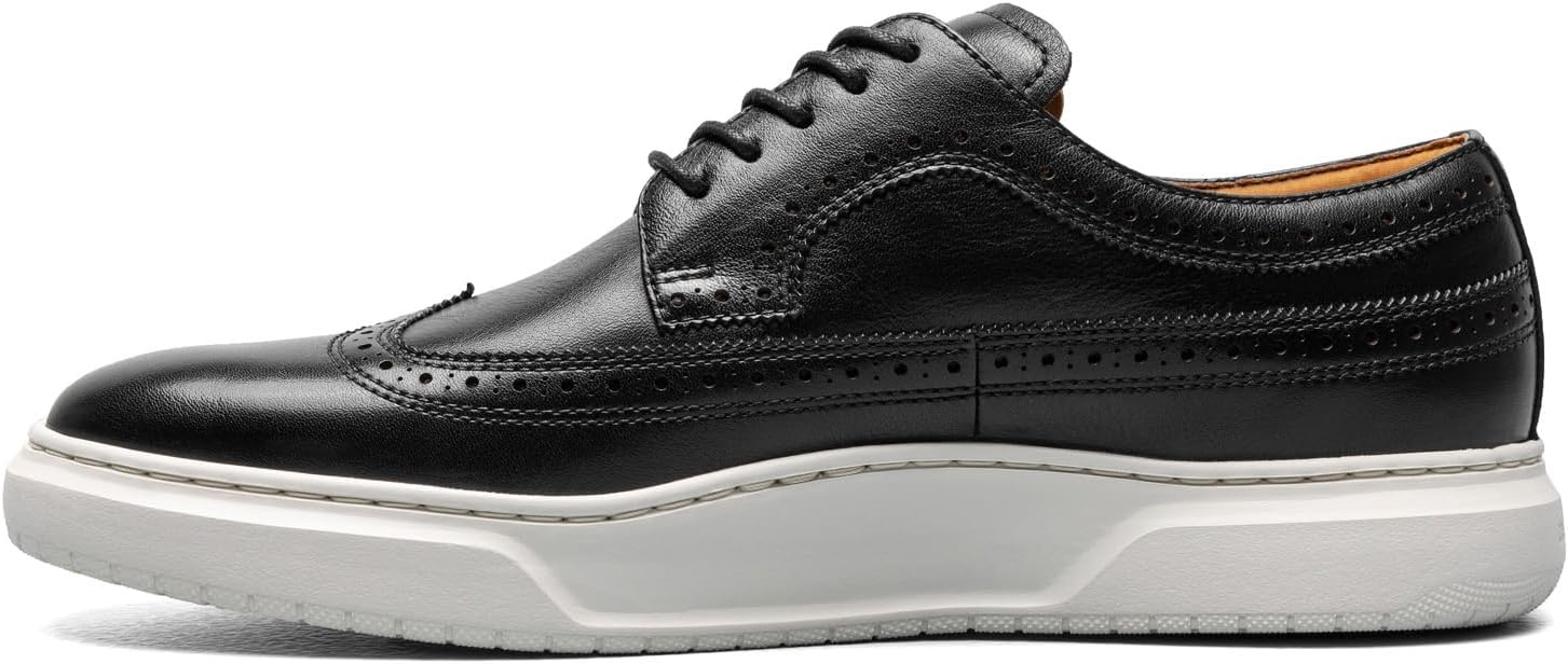 image:imageFlorsheim Premier Wingtip Lace Up Sneaker Mens OxfordBlack SmoothWhite Sole