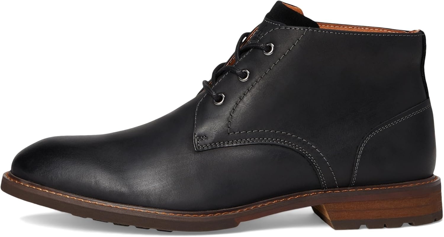 image:imageFlorsheim mens Lodge Plain Toe 3eye Chukka BootBlack