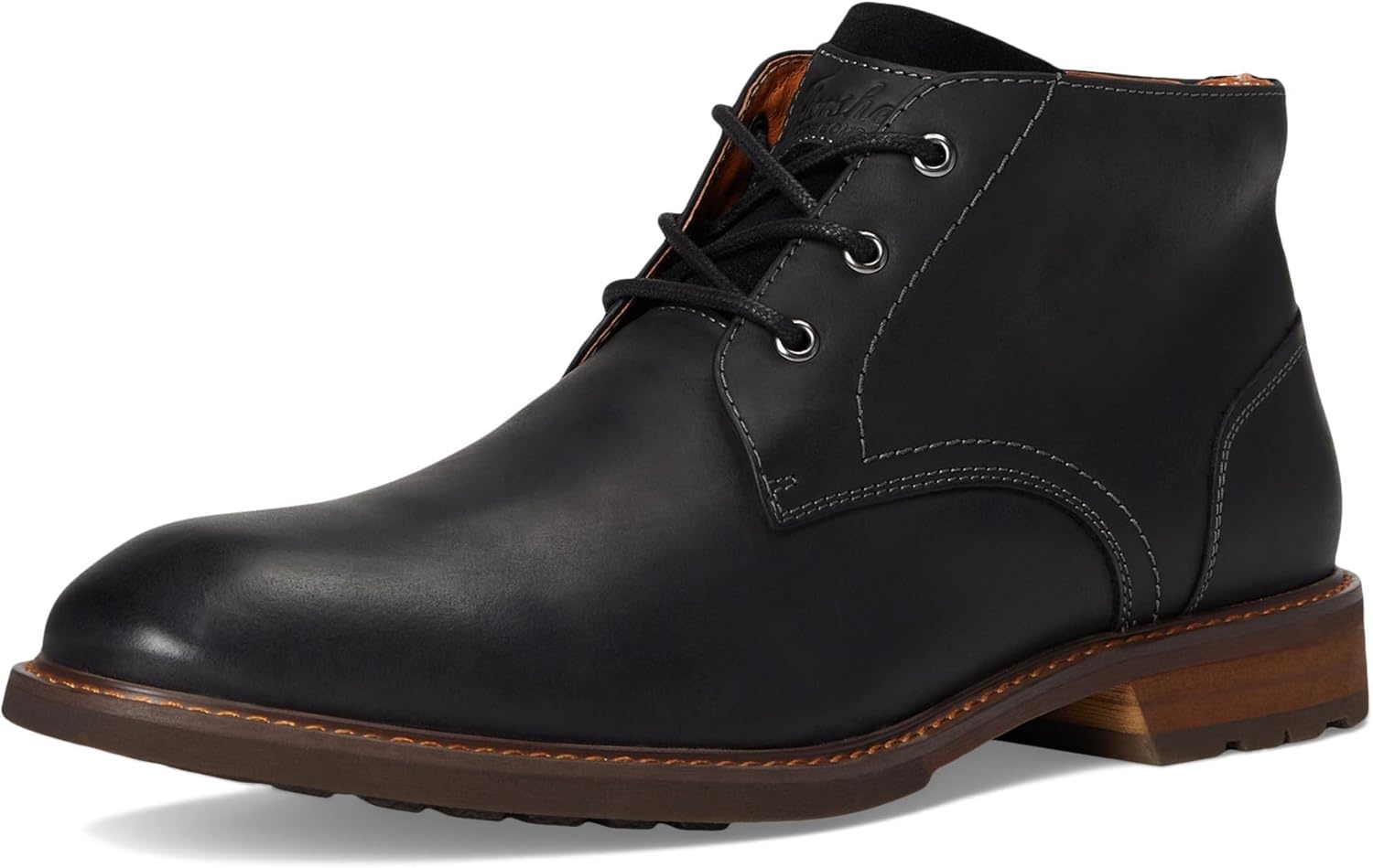 image:imageFlorsheim mens Lodge Plain Toe 3eye Chukka BootBlack