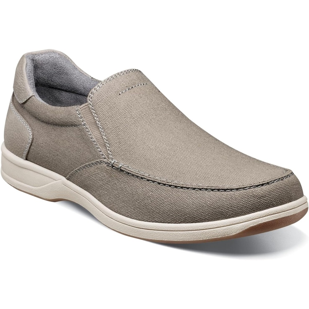 image:imageFlorsheim Lakeside Canvas Moc Toe Slip On Mens Slip OnGray Canvas
