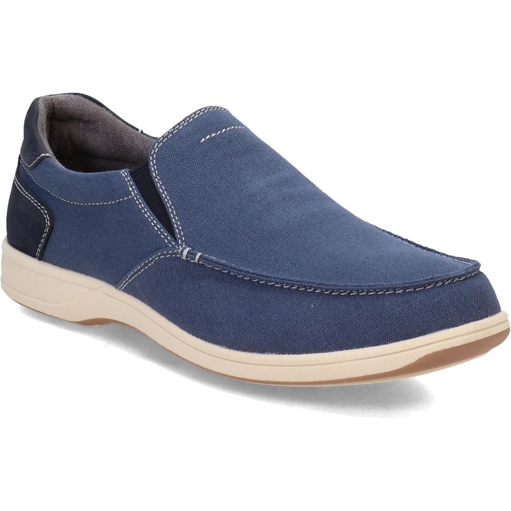 image:imageFlorsheim Lakeside Canvas Moc Toe Slip On Mens Slip OnNavy Nubuck