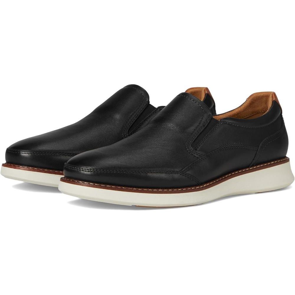 image:imageFlorsheim Launch Moc Toe Slip On Mens Slip OnBlackWhite