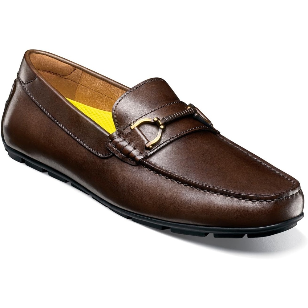 image:imageFlorsheim Motor Moc Toe Bit Driver Mens Slip OnBrown Leather