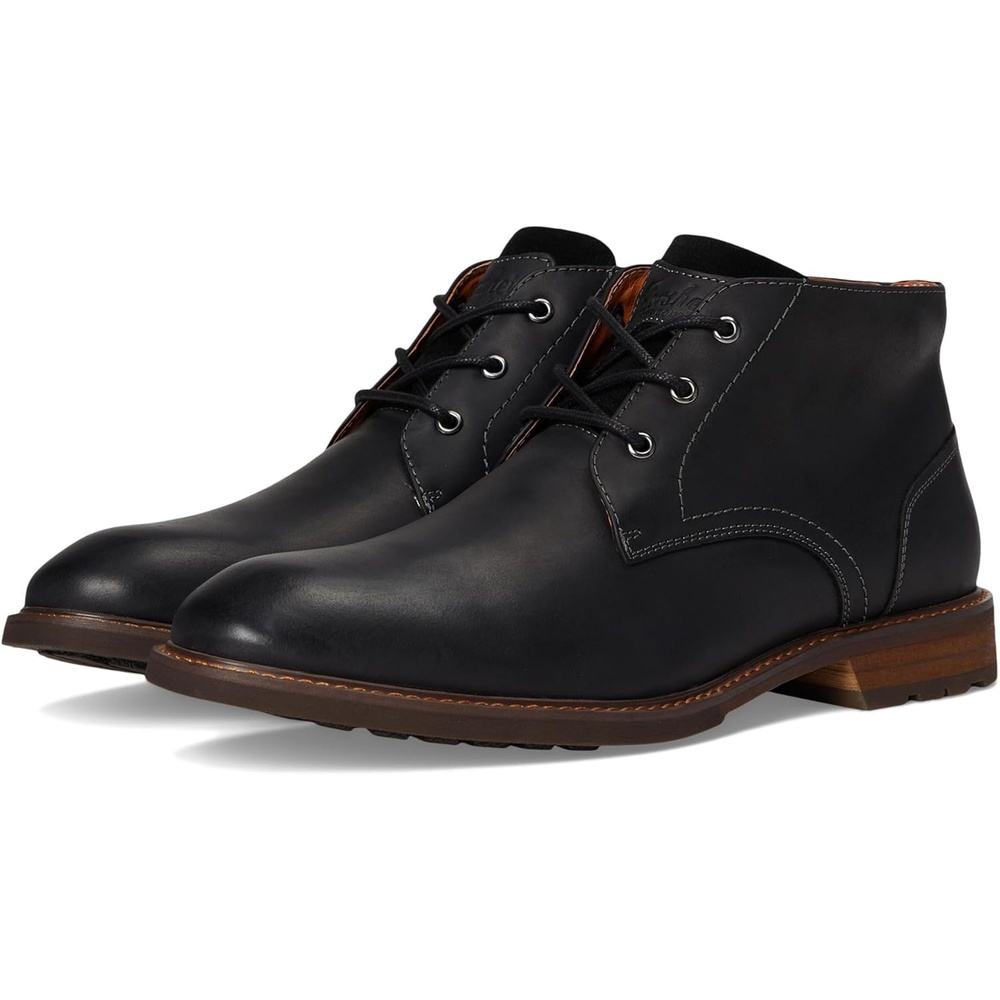 image:imageFlorsheim mens Lodge Plain Toe 3eye Chukka BootBlack
