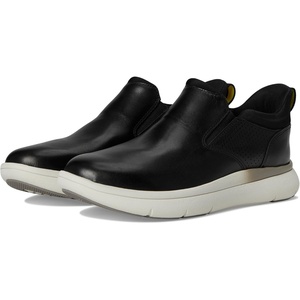image:imageFlorsheim Fleet Plain Toe SlipOn Sneaker Mens Slip OnBlackWhite