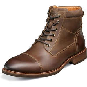 image:imageFlorsheim Lodge Cap Toe Lace Up Boot Mens BootBrown Crazy Horse