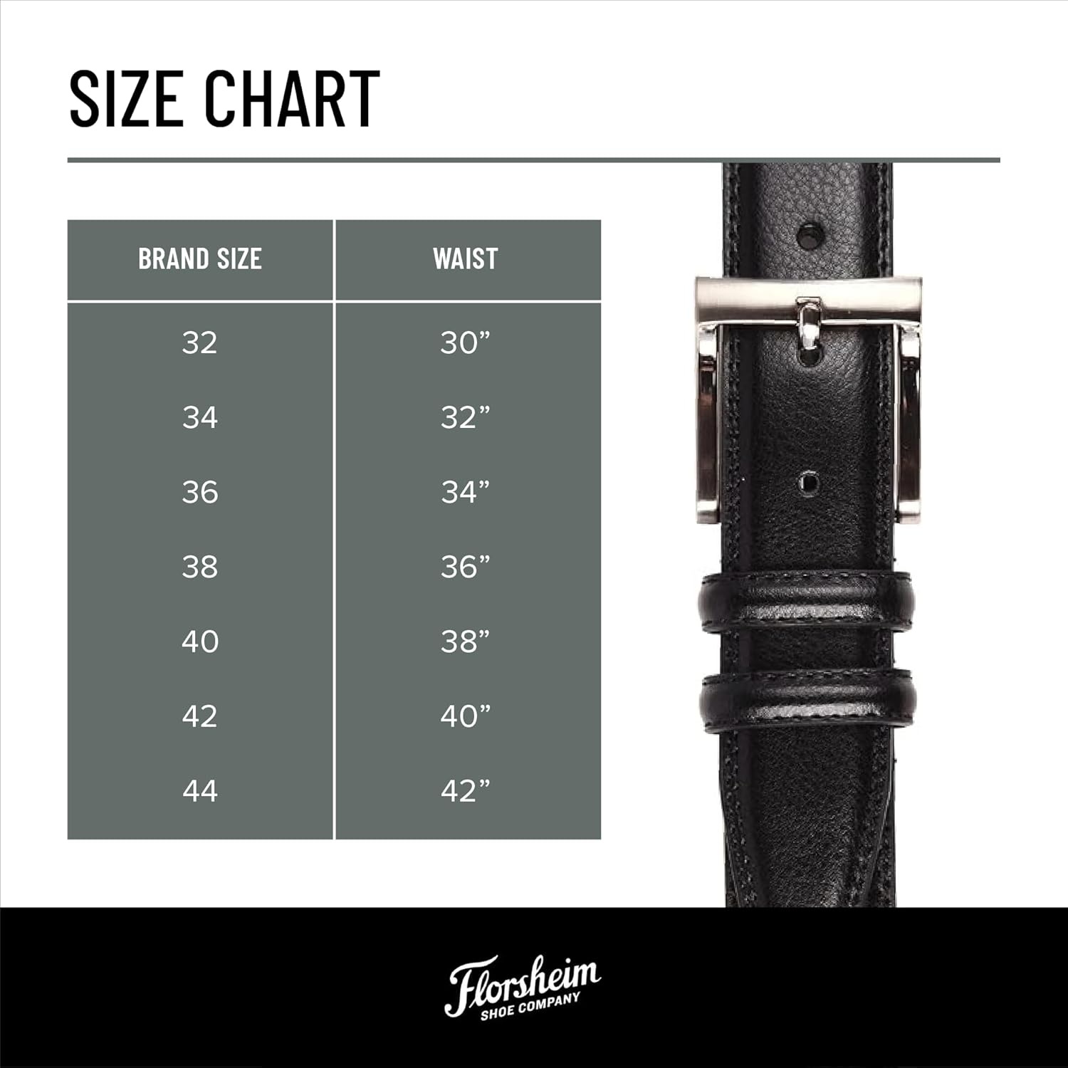 image:imageFlorsheim Mens 32mm Pebble Grain Leather BeltNavy