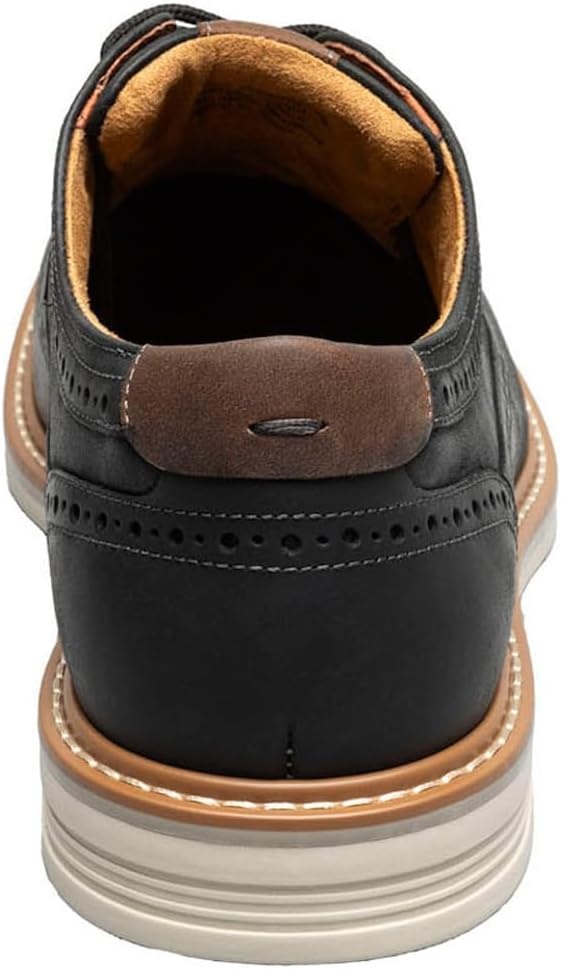 image:imageFlorsheim Mens Norwalk Wingtip OxfordBlack Crazy Horse