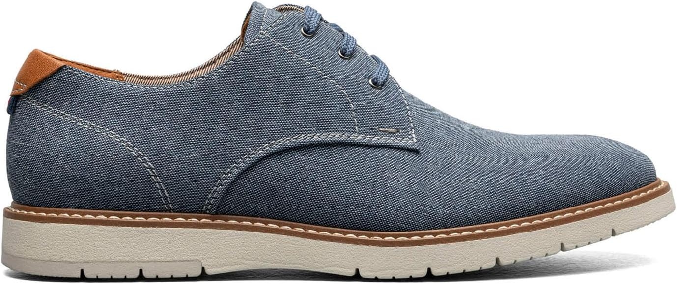 image:imageFlorsheim Vibe Canvas Plain Toe Oxford Mens OxfordBlue