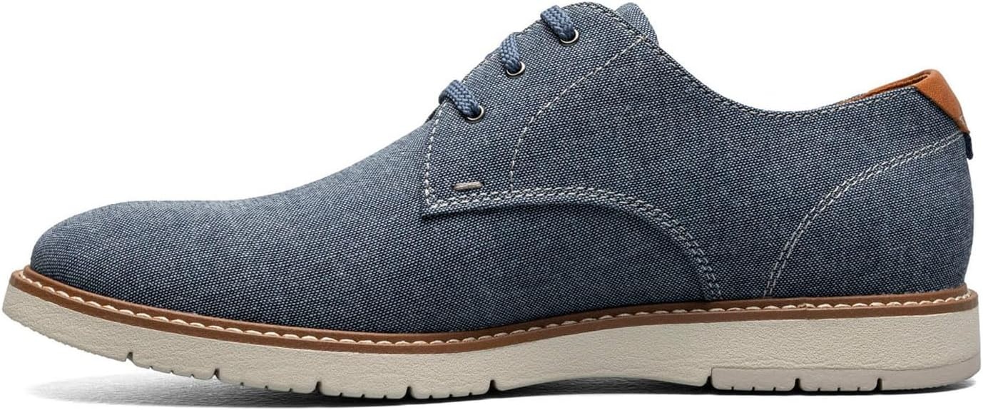 image:imageFlorsheim Vibe Canvas Plain Toe Oxford Mens OxfordBlue
