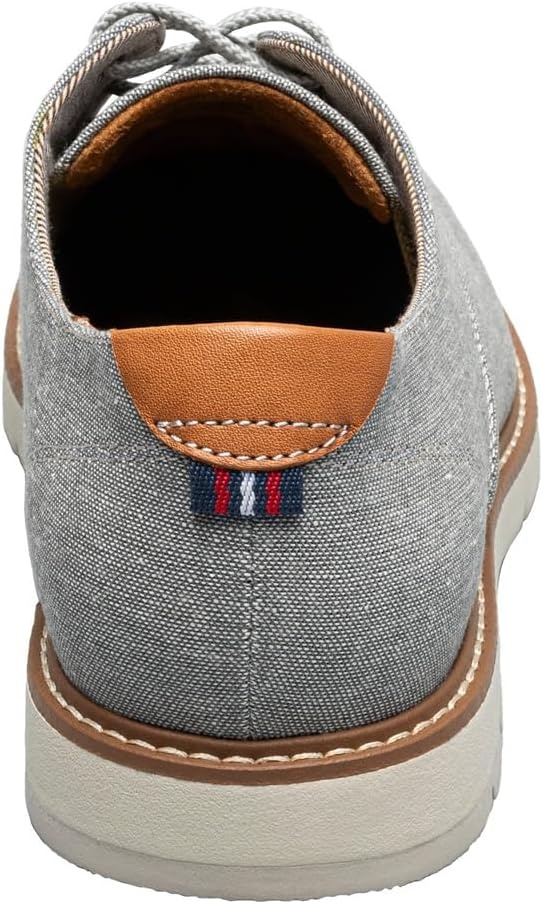 image:imageFlorsheim Vibe Canvas Plain Toe Oxford Mens OxfordGrey