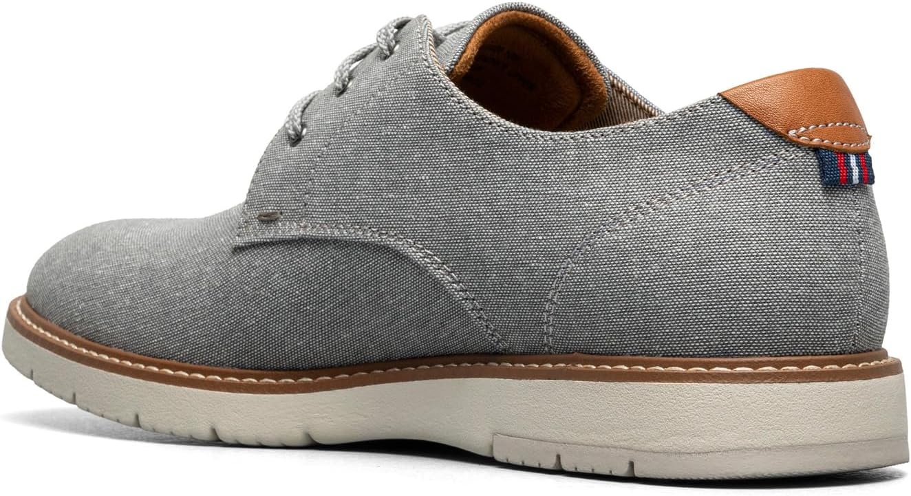 image:imageFlorsheim Vibe Canvas Plain Toe Oxford Mens OxfordGrey