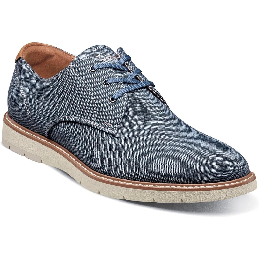 image:imageFlorsheim Vibe Canvas Plain Toe Oxford Mens OxfordBlue