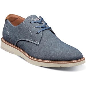 image:imageFlorsheim Vibe Canvas Plain Toe Oxford Mens OxfordBlue