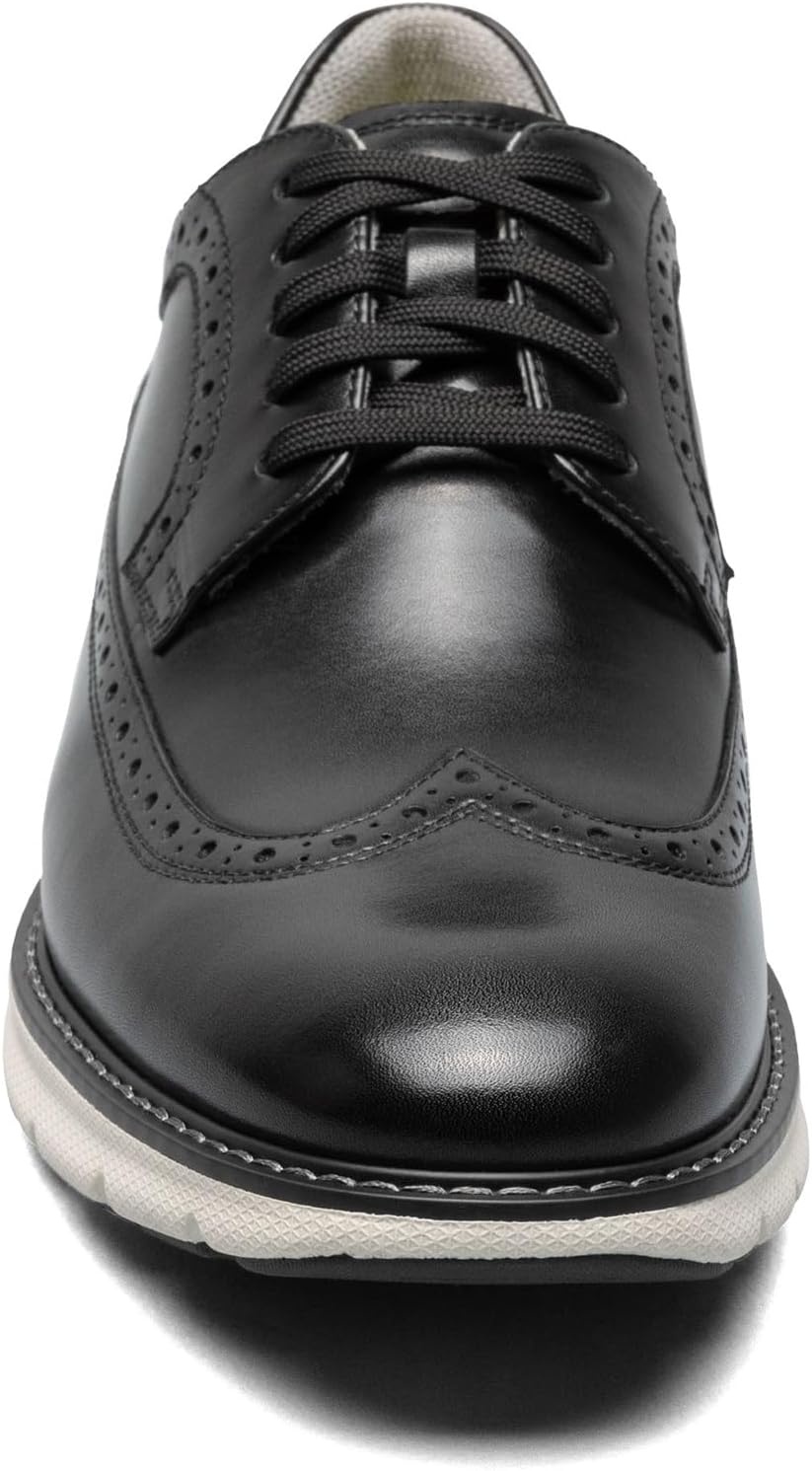 image:imageFlorsheim Mens Frenzi Wingtip OxfordBlackWhite