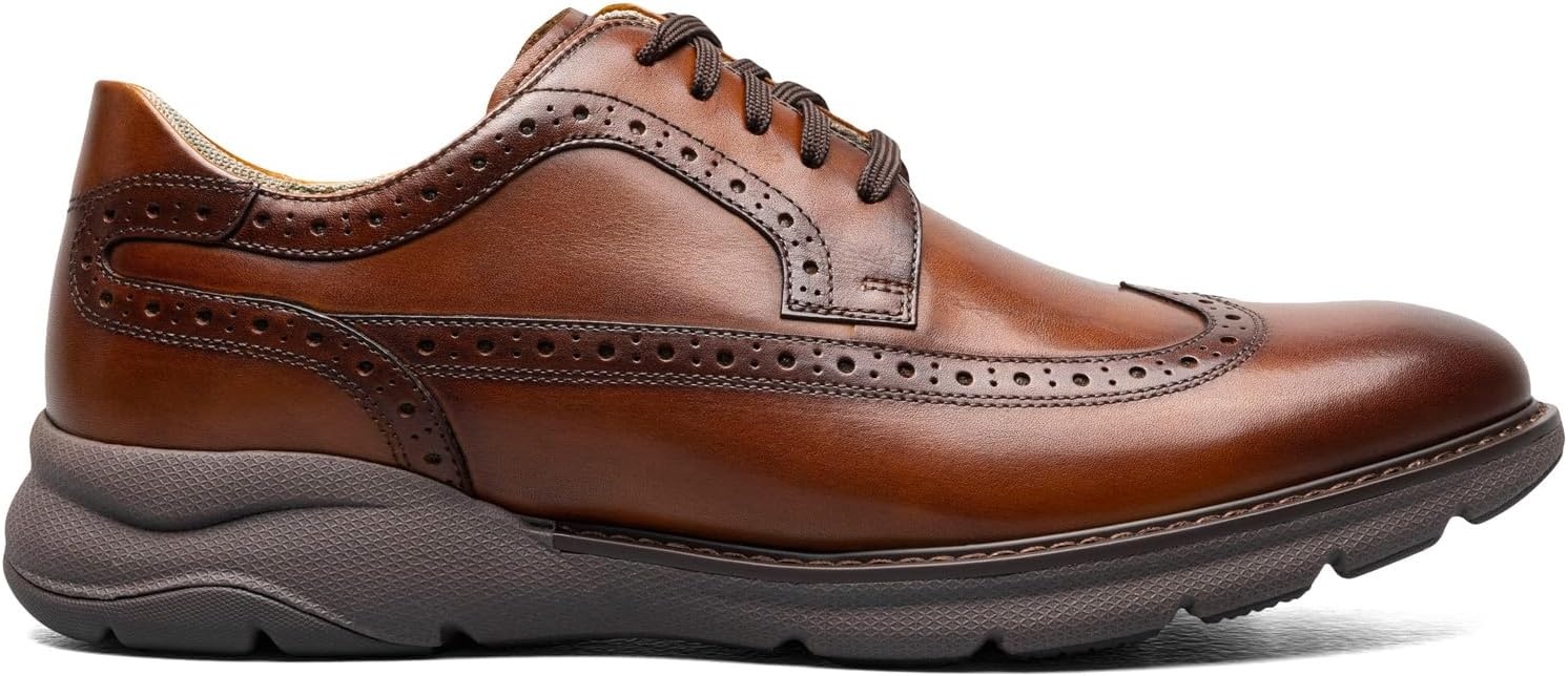 image:imageFlorsheim Mens Frenzi Wingtip OxfordCognac SmoothBrown Sole