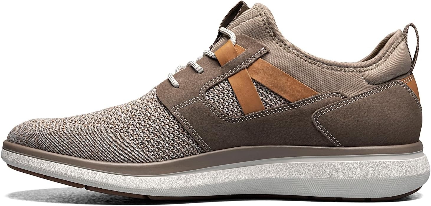 image:imageFlorsheim Venture Knit Plain Toe Lace Sneaker Mens OxfordMushroom
