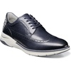 Navy Smooth/White Sole